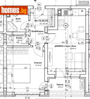 Двустаен, 59m² - Апартамент за продажба - 114988866
