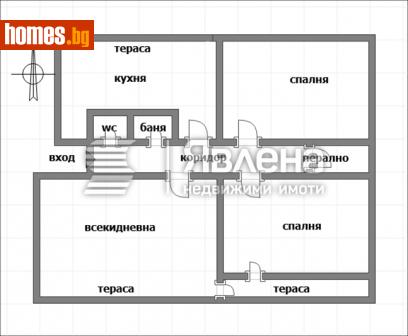 Тристаен, 80m² - Апартамент за продажба - 115012713