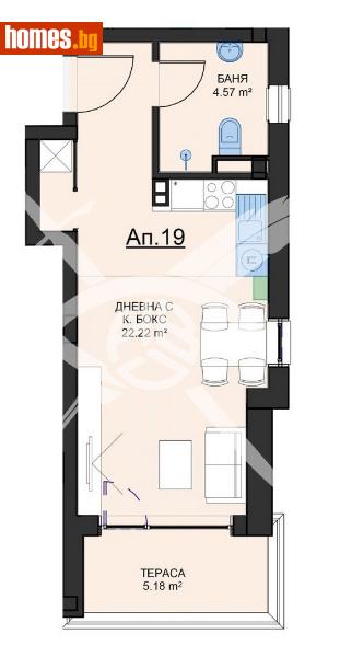 Едностаен, 53m² - Кв. Малинова Долина, София - Апартамент за продажба - ЕКС НВД - 115014213