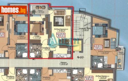 Двустаен, 81m² - Апартамент за продажба - 115014294