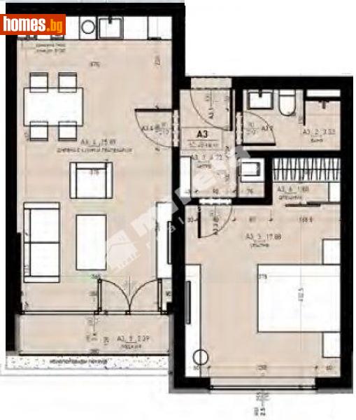 Двустаен, 76m² - София, София - град - Апартамент за продажба - МИРЕЛА - 115027840