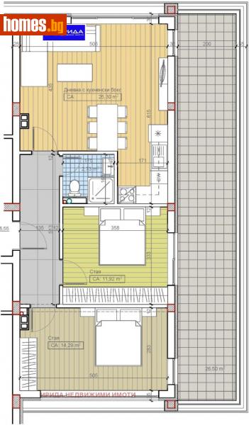 Тристаен, 125m² - Кв. Бояна, София - Апартамент за продажба - Ирида - 115043818