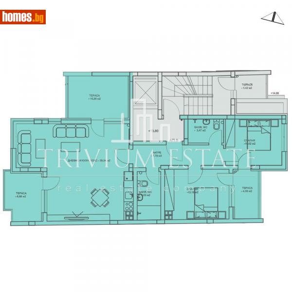 Тристаен, 159m² -  Център, Пловдив - Апартамент за продажба - Тrivium Estate - 115076365