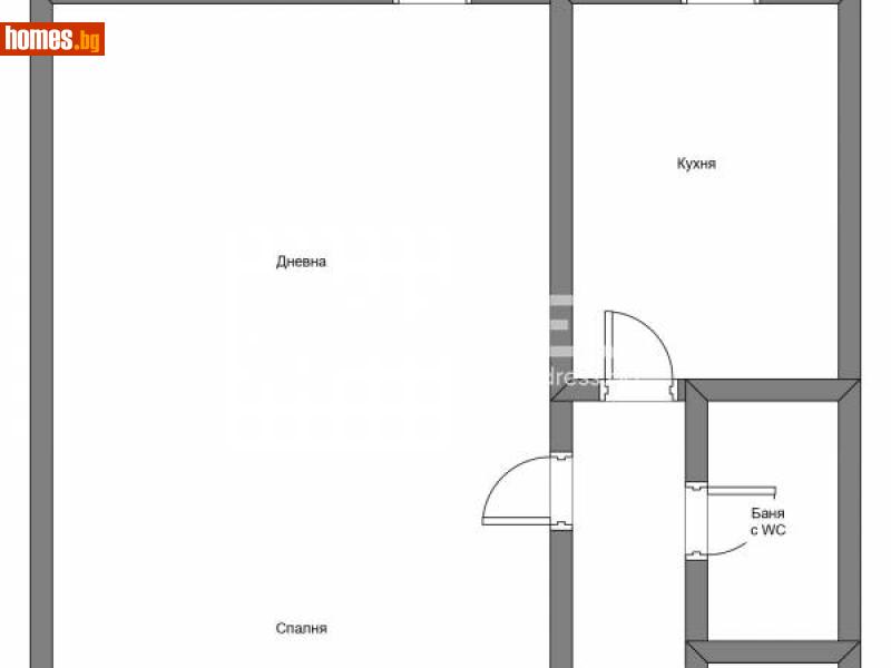 Двустаен, 58m² - Жк. Люлин 4, София - Апартамент за продажба - АДРЕС НЕДВИЖИМИ ИМОТИ - 115092653