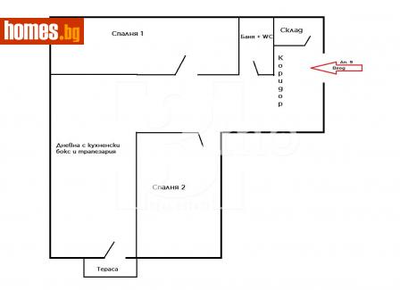 Тристаен, 107m² - Апартамент за продажба - 115108825