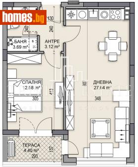 Двустаен, 70m² - Апартамент за продажба - 115109219