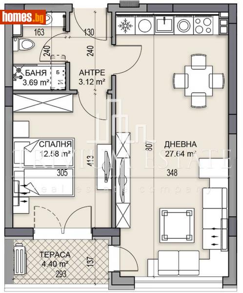 Двустаен, 70m² - Жк. Гагарин, Пловдив - Апартамент за продажба - Тrivium Estate - 115109219