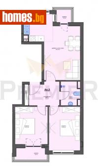 Тристаен, 99m² - Апартамент за продажба - 115117150