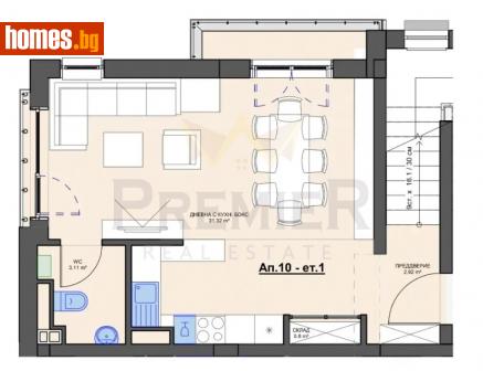 Мезонет, 188m² - Апартамент за продажба - 115117153