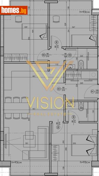 Четиристаен, 123m² - Жк. Дружба 2, София - Апартамент за продажба - Vision Real Estate - 115125474