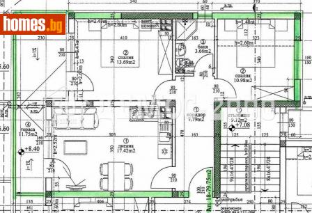 Тристаен, 94m² - Апартамент за продажба - 115155938
