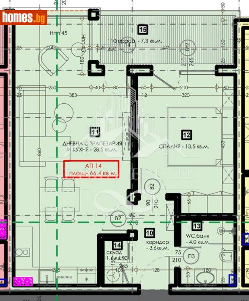 Двустаен, 78m² - Гр.Велинград, Пазарджик - Апартамент за продажба - Petrov Estate - 115163702