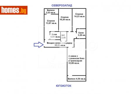 Четиристаен, 163m² - Апартамент за продажба - 115164918