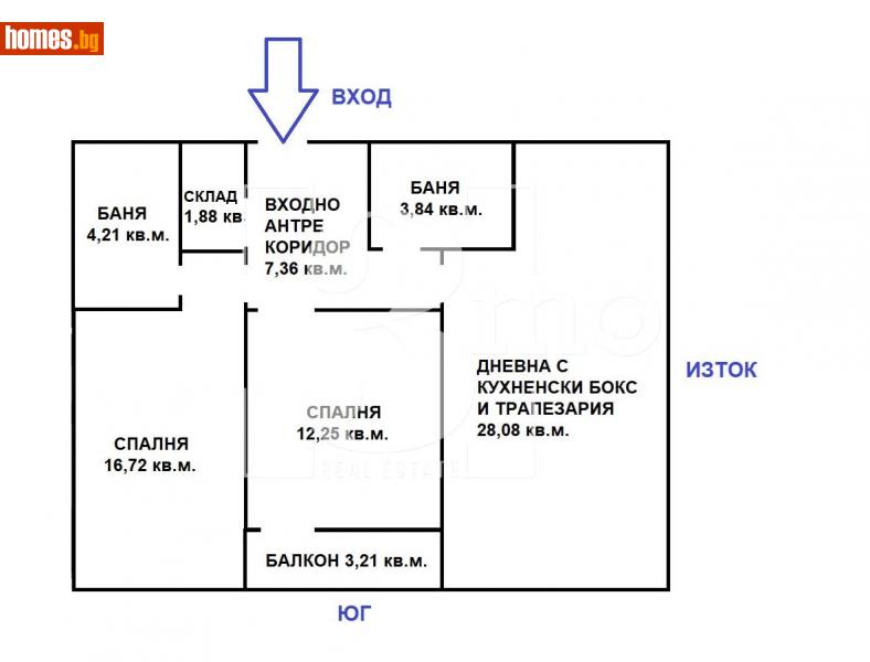 Тристаен, 114m² - Жк. Люлин 2, София - Апартамент за продажба - 3mo офис Амалтея - 115164949