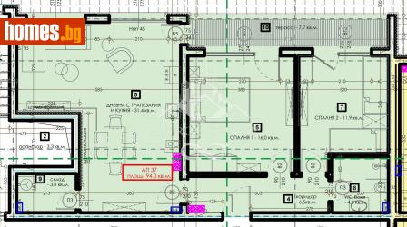 Тристаен, 110m² - Апартамент за продажба - 115173807