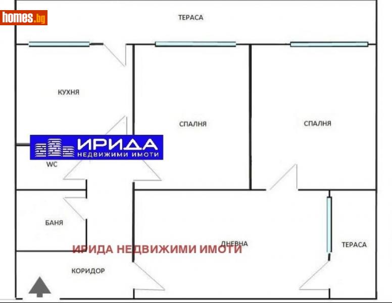 Тристаен, 120m² - Кв. Малинова Долина, София - Апартамент за продажба - Ирида - 115181459