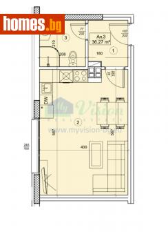 Едностаен, 46m² - Апартамент за продажба - 115186015