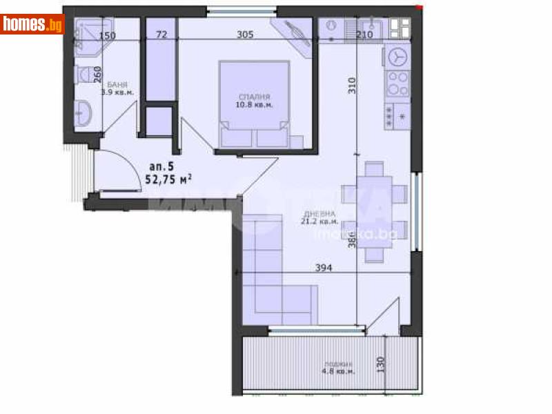 Двустаен, 61m² - Варна, Варна - Апартамент за продажба - ИМОТЕКА АД - 115193689