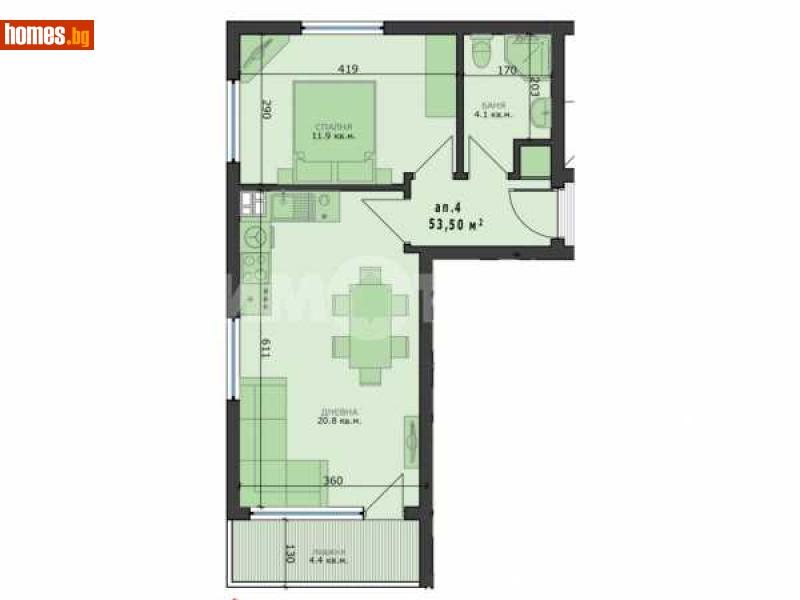 Двустаен, 62m² - Варна, Варна - Апартамент за продажба - ИМОТЕКА АД - 115193696