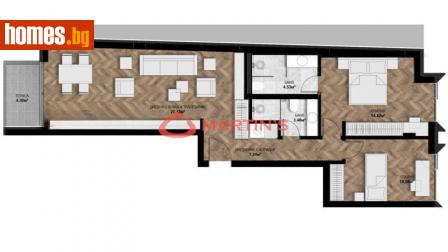 Тристаен, 100m² - Апартамент за продажба - 115197235