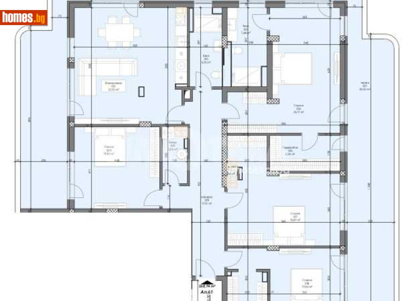Многостаен, 302m² - Жк. Сердика, София - Апартамент за продажба - ИМОТЕКА АД - 115226519