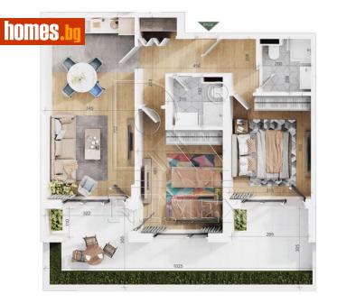 Тристаен, 102m² - Апартамент за продажба - 115238519