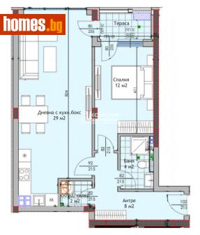 Двустаен, 82m² - Апартамент за продажба - 115271281