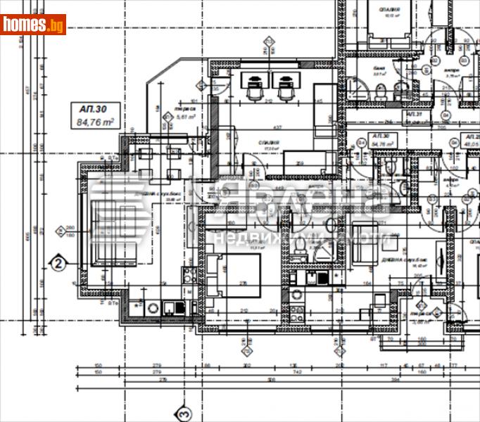 Тристаен, 98m² - Жк. Овча Купел 2, София - Апартамент за продажба - ЯВЛЕНА - 115281194