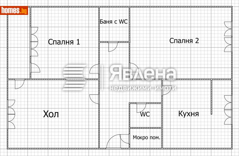 Тристаен, 89m² - Жк. Люлин 8, София - Апартамент за продажба - ЯВЛЕНА - 115281472