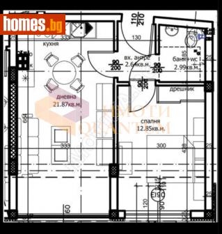 Двустаен, 58m² - Апартамент за продажба - 115288860