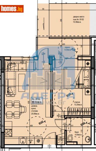 Двустаен, 78m² - Жк. Христо Смирненски, Пловдив - Апартамент за продажба - Alegra ImmoBG - 115308841