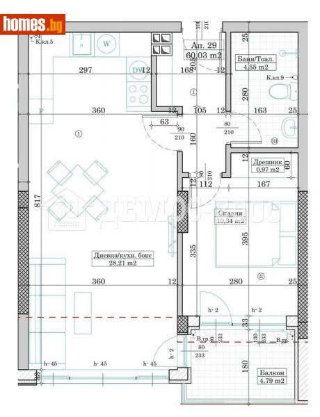 Двустаен, 70m² - Жк. Левски, Варна - Апартамент за продажба - Демос 2000 ООД - 115314771
