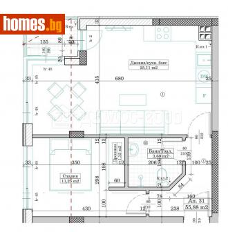 Двустаен, 65m² - Апартамент за продажба - 115314772
