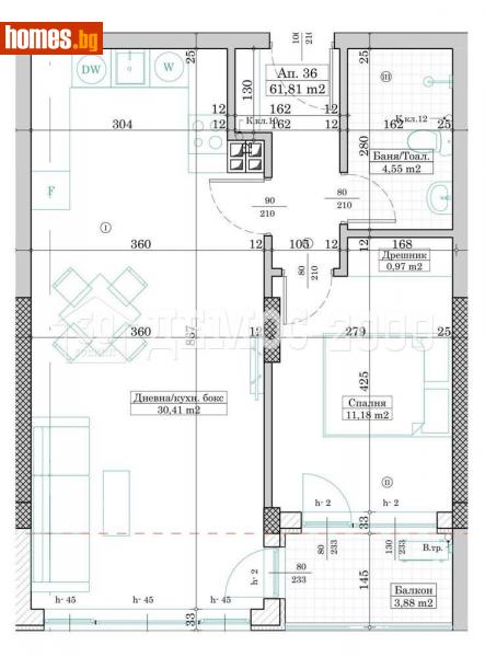 Двустаен, 72m² - Жк. Левски, Варна - Апартамент за продажба - Демос 2000 ООД - 115314774