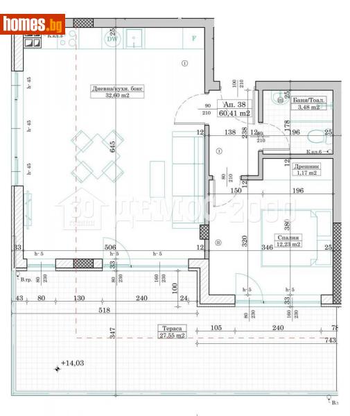 Двустаен, 70m² - Жк. Левски, Варна - Апартамент за продажба - Демос 2000 ООД - 115314775