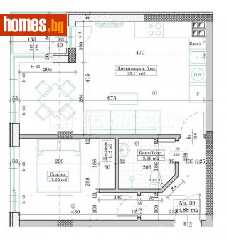 Двустаен, 65m² - Апартамент за продажба - 115314776