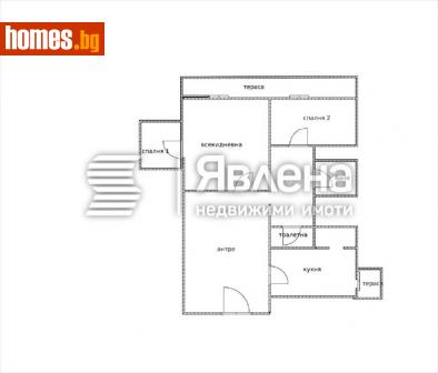 Тристаен, 89m² - Апартамент за продажба - 115335124