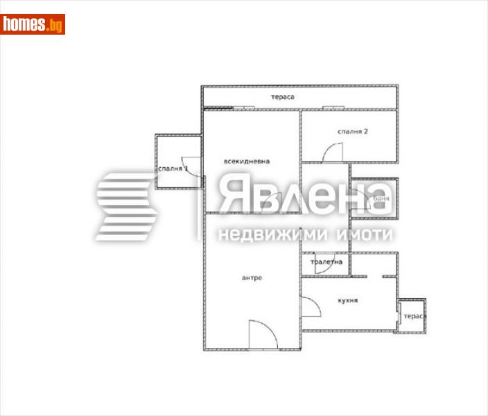 Тристаен, 89m² - Жк. Изгрев, Пловдив - Апартамент за продажба - ЯВЛЕНА - 115335124