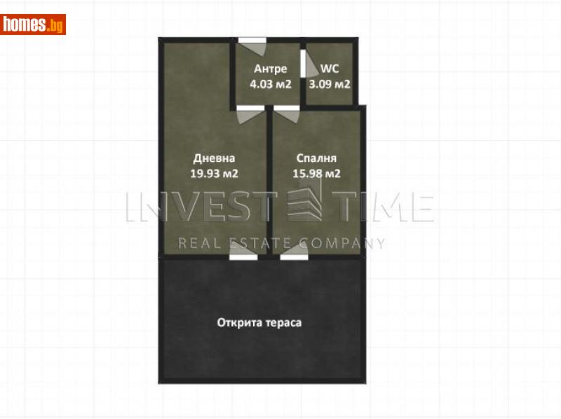 Двустаен, 58m² - С.Кранево, Добрич - Апартамент за продажба - Invest Time - 115362778