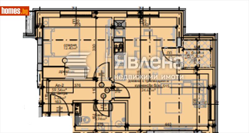 Двустаен, 67m² - Кв. Хладилника, София - Апартамент за продажба - ЯВЛЕНА - 115370279