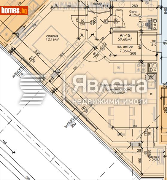 Двустаен, 67m² - Кв. Хладилника, София - Апартамент за продажба - ЯВЛЕНА - 115370290