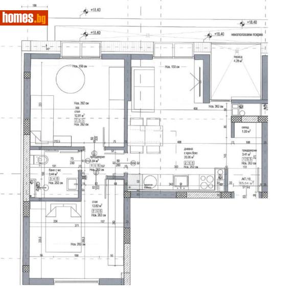 Тристаен, 76m² - Жк. Зона Б18, София - Апартамент за продажба - Титан Пропъртис - 115383944