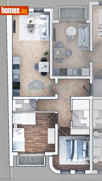 Тристаен, 101m² - Жк. Зона Б19, София - Апартамент за продажба - Myvision Real Estate - 115389363