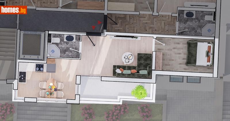 Двустаен, 84m² - Жк. Стрелбище, София - Апартамент за продажба - Myvision Real Estate - 115389369
