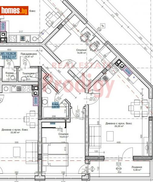 Тристаен, 118m² - Жк. Овча Купел, София - Апартамент за продажба - Продиджи - 115389449