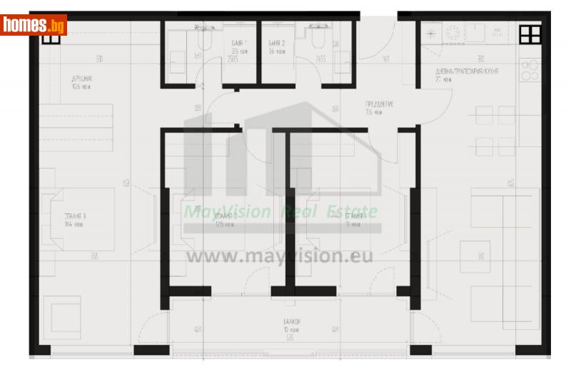 Четиристаен, 144m² - Кв. Кръстова Вада, София - Апартамент за продажба - Myvision Real Estate - 115398683
