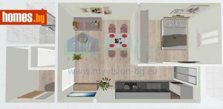 Двустаен, 64m² - Апартамент за продажба - 115403272