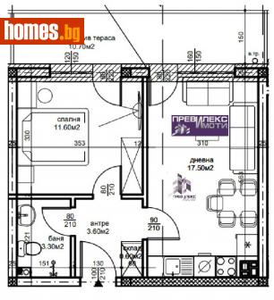 Двустаен, 61m² - Апартамент за продажба - 115410965