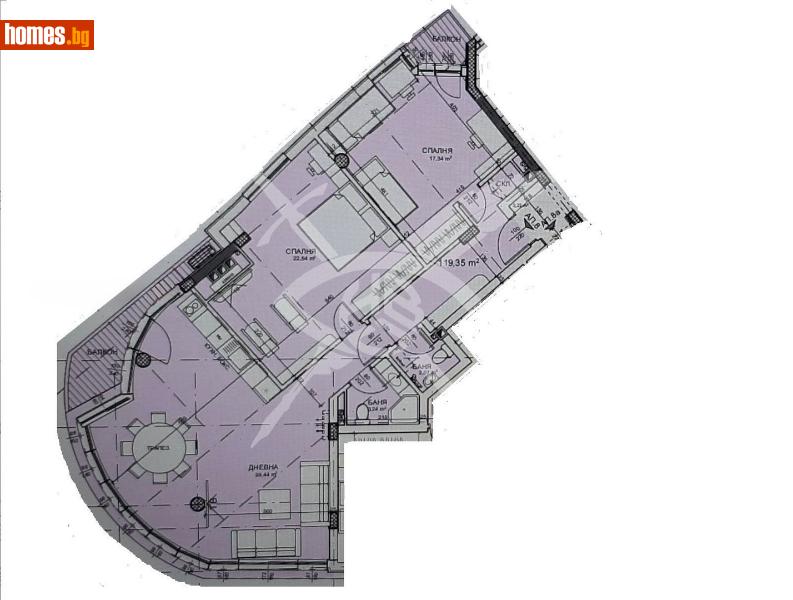Тристаен, 138m² - Жк. Лозенец, София - Апартамент за продажба - ЕКС НВД - 115411200