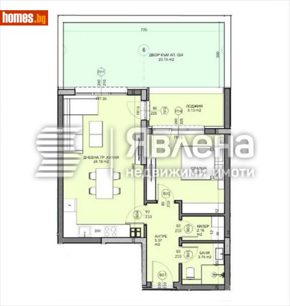 Двустаен, 96m² - Кв. Галата, Варна - Апартамент за продажба - ЯВЛЕНА - 115422856